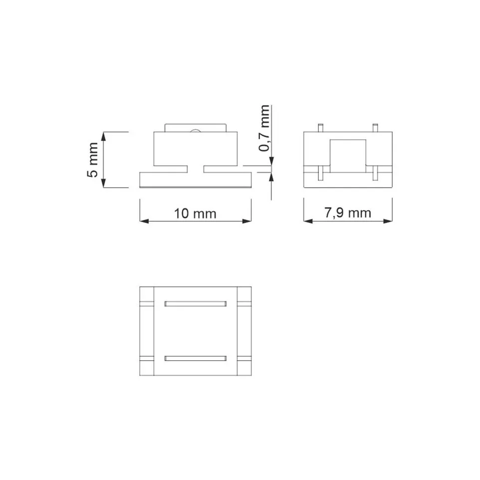 Straight UNI Connector for SMD and...