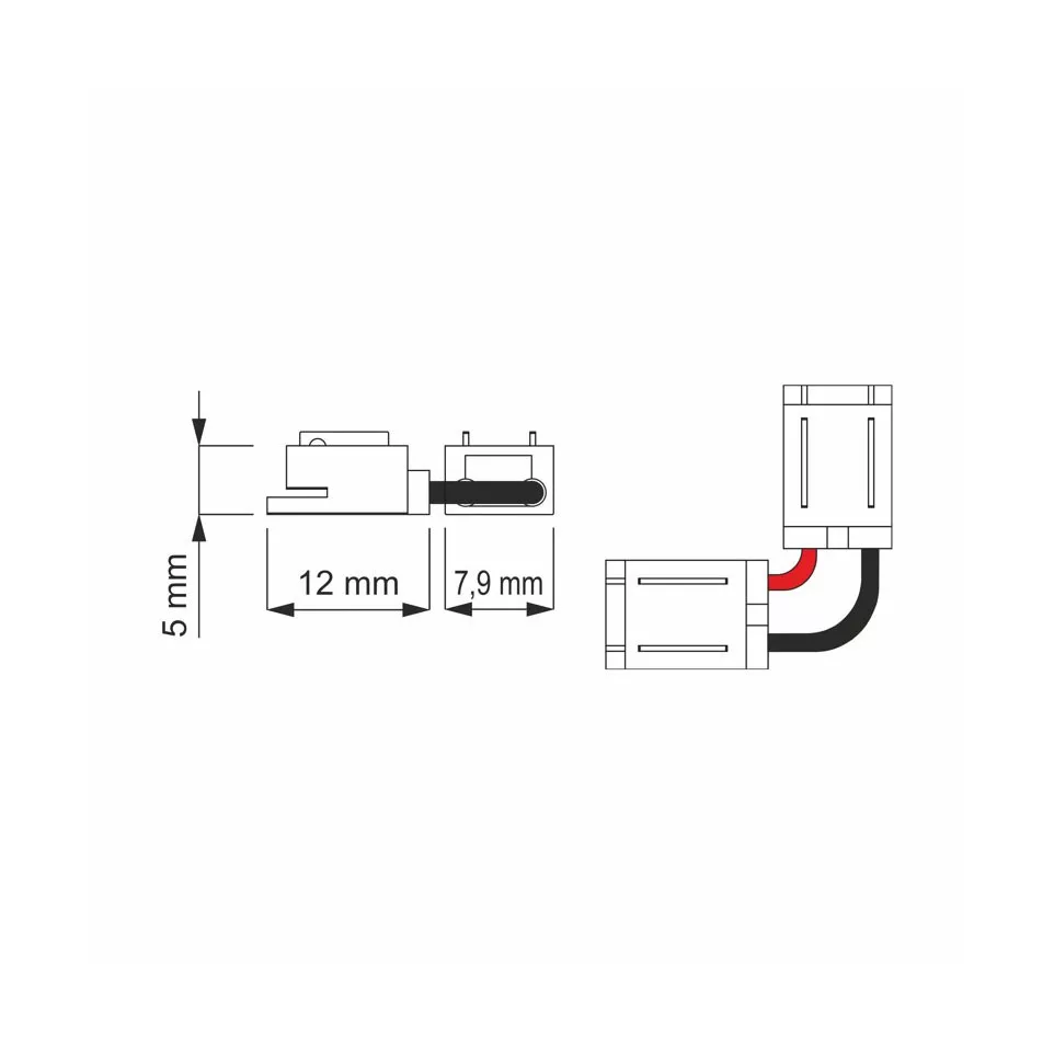 Right Angle UNI Connector for LED SMD...