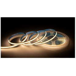 LED COB Premium 25mx8mm 24V blanc chaud 13W/m 1180lm/m IP20 / 25m