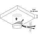 Interrupteur captif 12V-24V ép.anneau 16-38mm câble 2m IP20 / pce