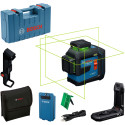 Laser Bosch  3 lignes - Vert  - 360° - GLL 80-33G / pce