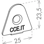 Montagebeugel voor Alu 2520 RF & Alu-Euro 2520 / 2pce