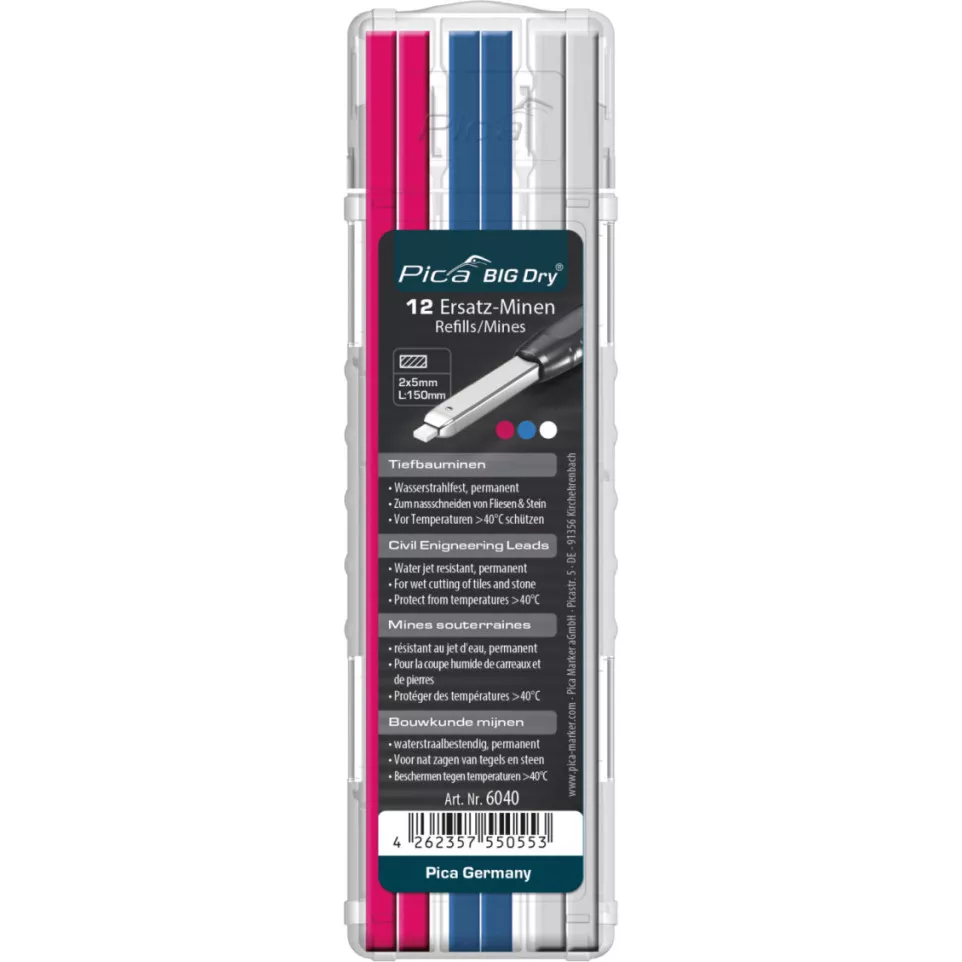 Set van 12 kleur vullingen Pica...