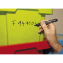 Pica Classic 520 Permanent Marker, 1-4mm Round Tip, Black, per piece