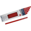 Crayon rouge  de Charpentier  24cm / 10pce
