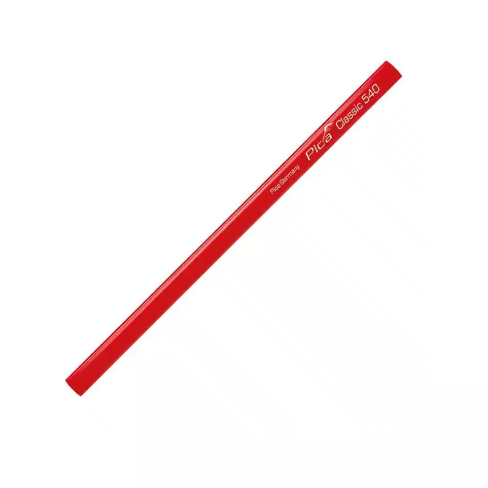 Rood timmermanspotlood  24cm / 10pce