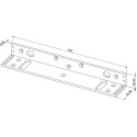 L-beugel voor zuignap 300 kg - Afwerking - ZWART / pce