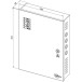 Ononderbreekbare voeding 24VDC 5A ZONDER BATTERIJ Zwarte behuizing / pce
