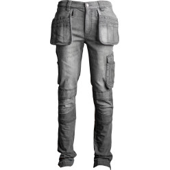 Jeans met holsterzakken - Mendura - grijs - Jobman - 42/34 / pce