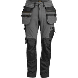 Pantalon poches flottantes détachables stretch- gris/noir -2391- Jobman - 48 / pce