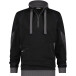 Sweater met halve rits - Stellar - zwart/grijs - Dassy - XL / PCE