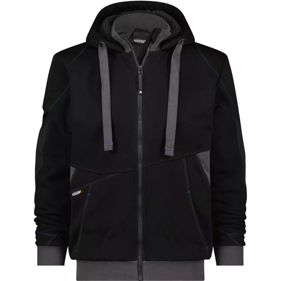 Dassy Pulse Hooded Gilet - Black/Grey...