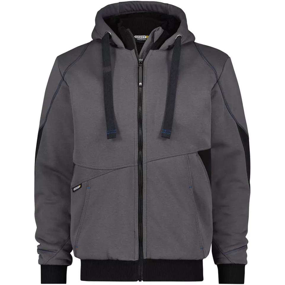 Gilet à capuche - Pulse - gris/noir -...