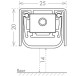 Plinthe automatique CCE ALU 2520 RF 1130mm / pce