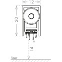 CCE TREND automatische plint 1220 1330mm / pce