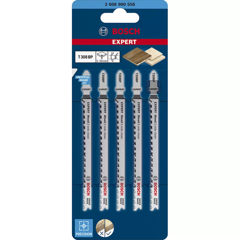 Bosch T308BP Precision Jigsaw Blade 5...