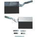 Set of 2 Light Lift Stays SQ, 107° Opening Angle, Push to Open, Anthracite/Nickel, for Cabinet Height