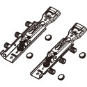 Set of 2 Zinc-Plated Furniture Suspension Brackets DM max.65kg / pc