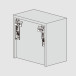 Set of 2 Zinc-Plated Furniture Suspension Brackets DM max.65kg / pc