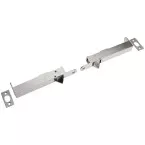 Paire de verrou automatique à encastrer 20/22,5/160mm inox / pce