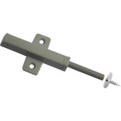 Magnetic push to open system 32 light grey, 39mm stroke for hinges Stylish and Pivot-Pro, without damper, iron