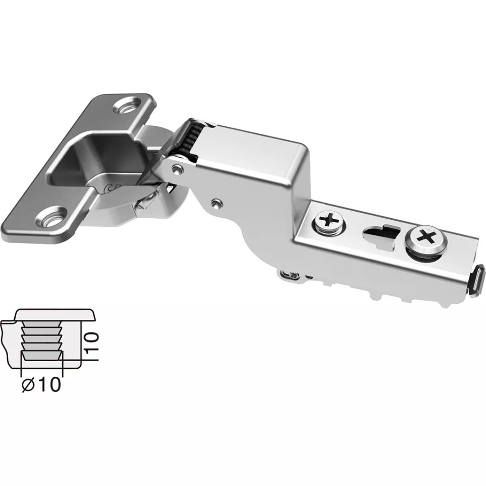 Stylish 110° Nickel Plated Concealed...