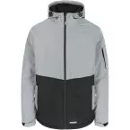 Veste réfléchissante chaude Herock Fluxus argent/noir L / PCE