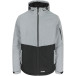Veste réfléchissante chaude Herock Fluxus argent/noir S / PCE