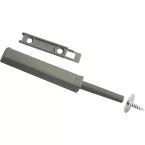 Push to open magnétique à appliquer linéaire gris clair, course 39mm pour charnières Stylish et Pivot-Pro fermeture automatique 