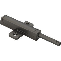 Push to open à appliquer système 32 anthracite, course 40mm pour charnières Pivot-Star, Stylish et Pivot-Pro, amortissement, fer