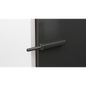 Push to open à appliquer linéaire anthracite, course de 40mm pour charnières Pivot-Star, Stylish et Pivot-Pro, amortisseur et fe