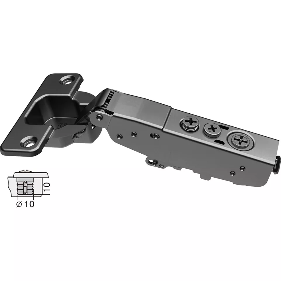 Charnière Pivot-Star 110° noire,...
