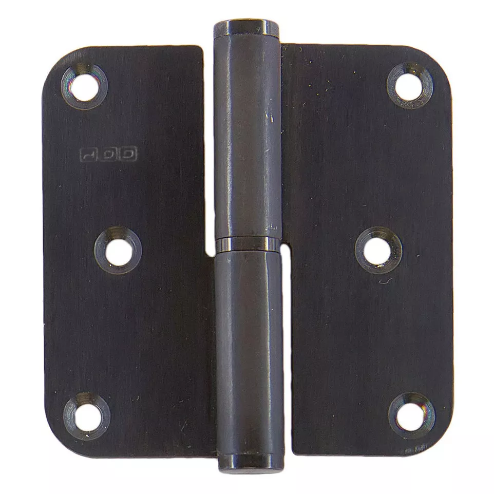 Paumelle HDD 80x80mm Ø12mm noir mat...