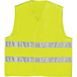 Gilet jaune haute visibilité polyester-GILP2-Delta Plus XXL / pce