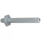 Stift type HESO voor combinatie met vaste knop M12 - 8/8-100 mm / pce