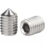 Nickel-Plated Allen Set Screw for Handles M6x9mm per piece