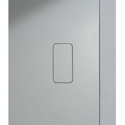 Plaquette de finition inox pour No-Ha / pce