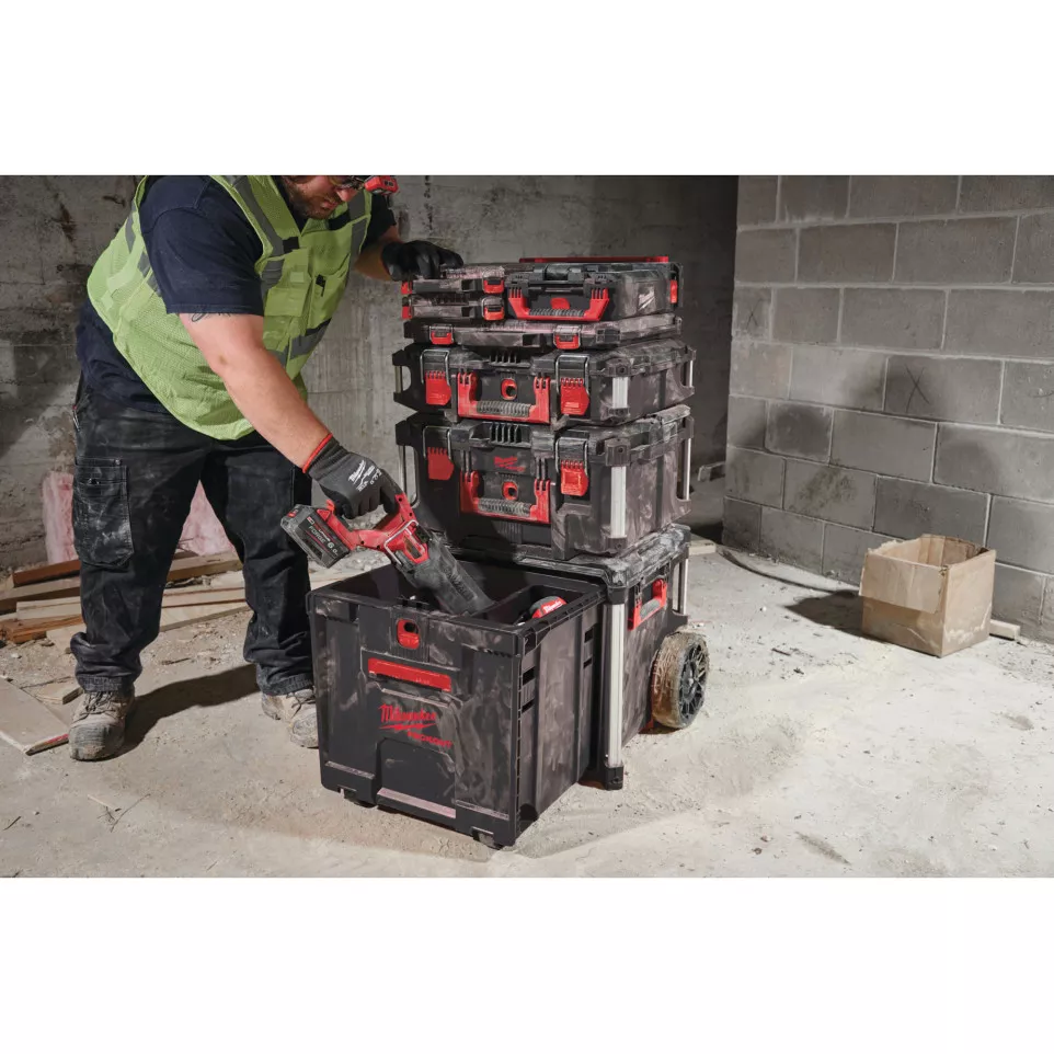 Milwaukee Packout trolley met lade / pce