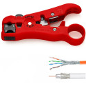 KNIPEX ErgoStrip Universal Stripping Tool for Coaxial and Data Cables / pc