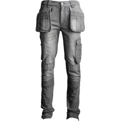 Jeans met holsterzakken - Mendura - grijs - Jobman - 40/34 / pce