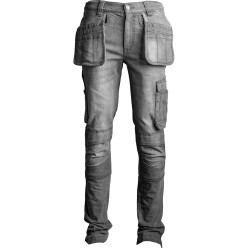 Jeans  poches flottantes - Mendura - gris - Jobman - 28/32 / pce