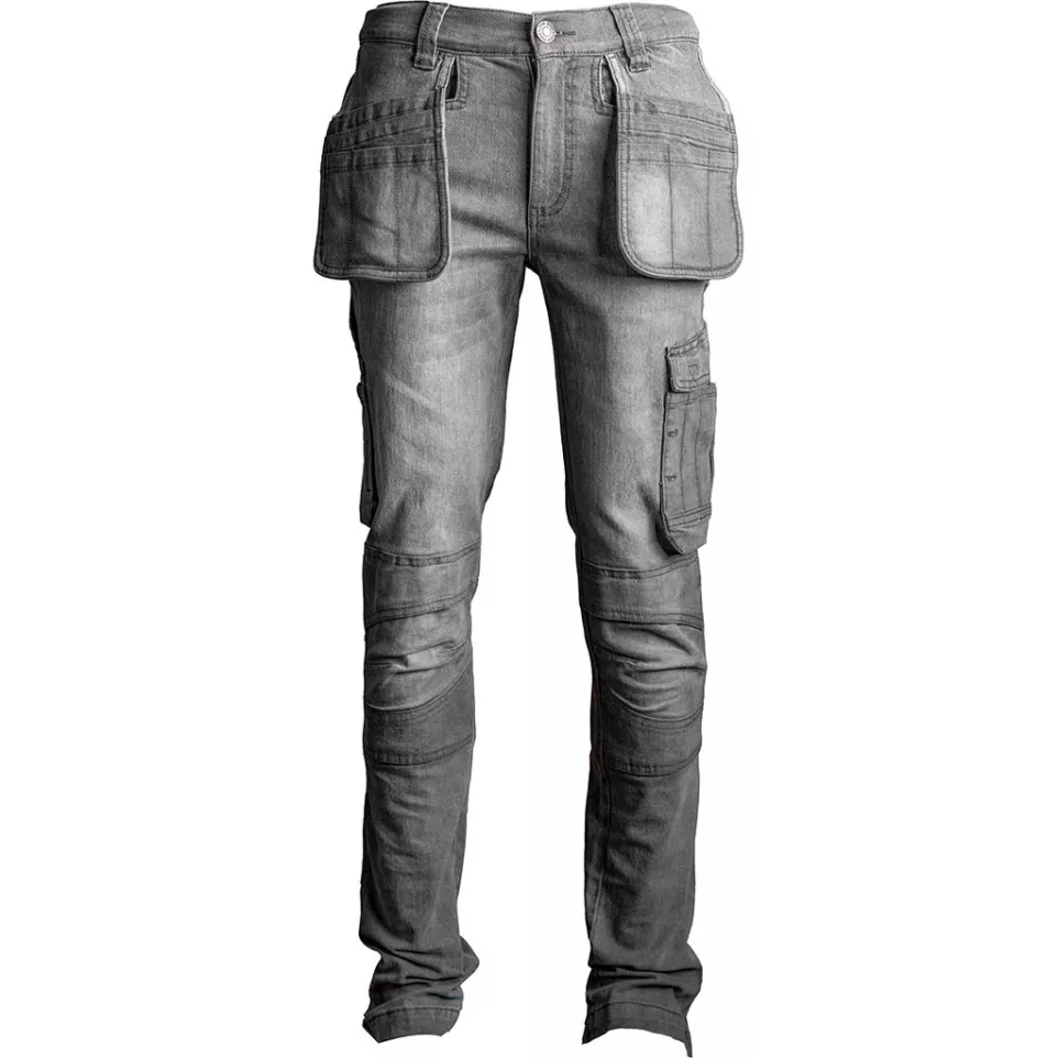 Jeans met holsterzakken - Mendura -...