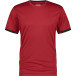Dames-T-shirt met korte mouwen - Nexus - rood/zwart - Dassy - XL / PCE