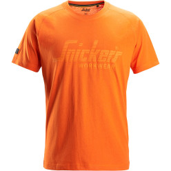 Snickers Workwear Short Sleeve Logo T-Shirt Orange XXL per Piece