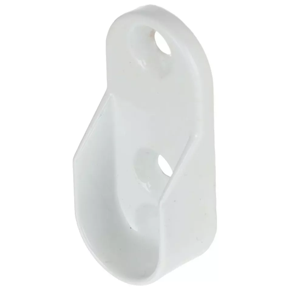 Oval Wardrobe Rail Support 30x15mm...