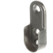 Oval Wardrobe Rail Support 30x15mm Nickel Plated per piece