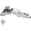 Stylish 110° Nickel-Plated Soft-Close Screw-On Hinge with Automatic Closing for Half Overlay Door per Piece