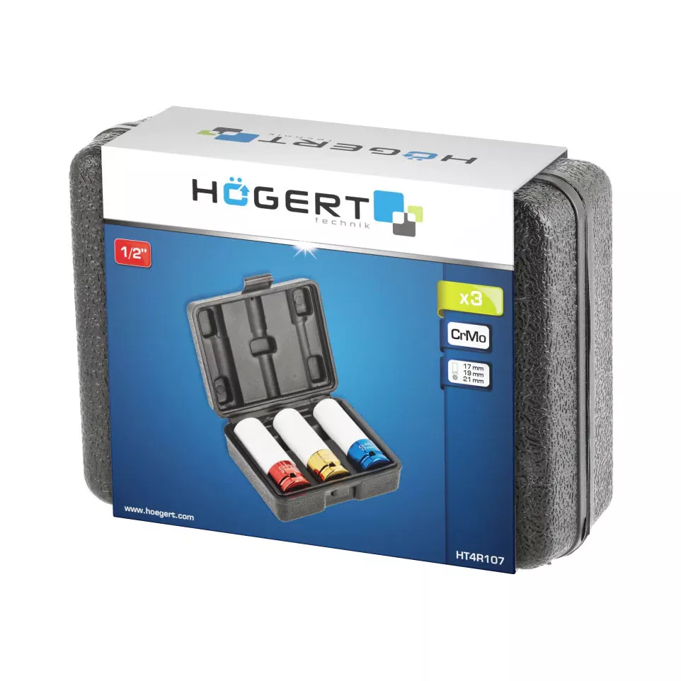 Set moerdoppen voor aluminium velgen...