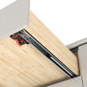 Paar Magic-Move volledig uittrekbare loopwagens met soft close, lengte 500mm max.60kg + clips / pce