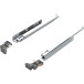 Paar Magic-Move volledig uittrekbare loopwagens met soft close, lengte 270mm max.40kg + clips / pce